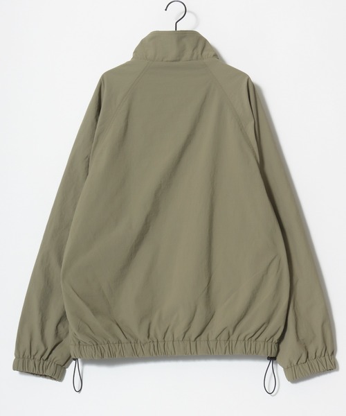 DISCUS（ディスカス）の「DISCUS/ディスカス Fleece Lining Nylon Jacket/オーバーサイズ 裏フリース ナイロンジャケット/トラックジャケット/ブルゾン/レディース メンズ（ナイロンジャケット・レディース・ブラック/ベージュ/ネイビー/アイボリー・LL/M/L）」の11枚目の写真