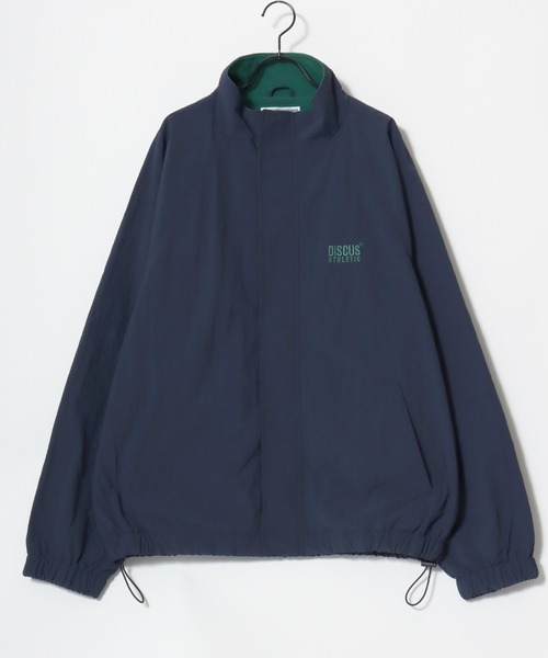 DISCUS（ディスカス）の「DISCUS/ディスカス Fleece Lining Nylon Jacket/オーバーサイズ 裏フリース ナイロンジャケット/トラックジャケット/ブルゾン/レディース メンズ（ナイロンジャケット・レディース・ブラック/ベージュ/ネイビー/アイボリー・LL/M/L）」の10枚目の写真