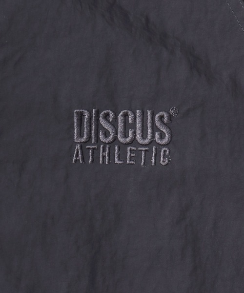 DISCUS（ディスカス）の「DISCUS/ディスカス Fleece Lining Nylon Jacket/オーバーサイズ 裏フリース ナイロンジャケット/トラックジャケット/ブルゾン/レディース メンズ（ナイロンジャケット・レディース・ブラック/ベージュ/ネイビー/アイボリー・LL/M/L）」の6枚目の写真