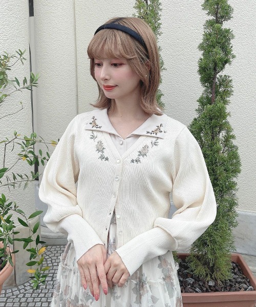 新品alice+oliviaリップスパンコールアート刺繍サマーニット  