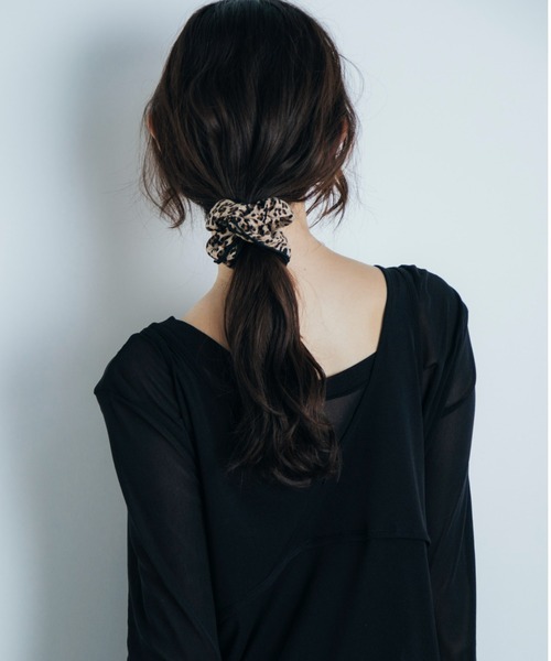 レオパード柄シュシュ(シュシュ)|Shelly island(シェリー レオパード柄シュシュ(シュシュ)|Shelly island(シェリー