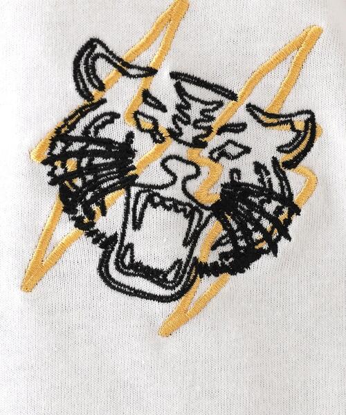 Dessin（デッサン）の「【ユニセックス/リンクコーデ】刺繍Tシャツ（Tシャツ/カットソー・レディース・ホワイト系/ブラック/グレー・01/02/03/04）」の7枚目の写真