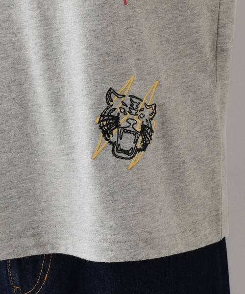 Dessin（デッサン）の「【ユニセックス/リンクコーデ】刺繍Tシャツ（Tシャツ/カットソー・レディース・ホワイト系/ブラック/グレー・01/02/03/04）」の21枚目の写真