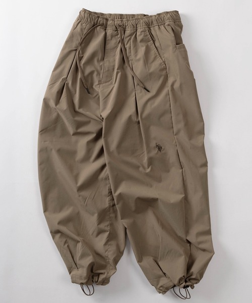 U.S. POLO ASSN.(ユーエスポロアッスン)の「【78】【U.S. POLO ASSN./ユーエスポロアッスン】ワンポイントロゴ タックバルーンパンツ(チノパンツ・メンズ・ベージュ/ネイビー/グレー/ブラック・M/L/XL)」の4枚目の写真