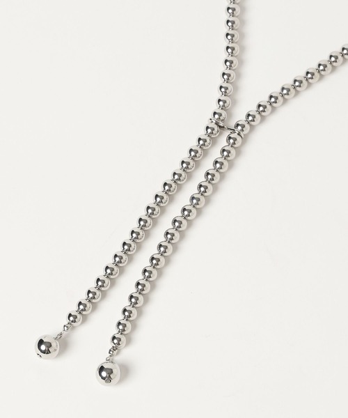 HARE（ハレ）の「パールタイネックレス(HARE)（ネックレス・レディース・シルバー/オフホワイト・FREE）」の12枚目の写真