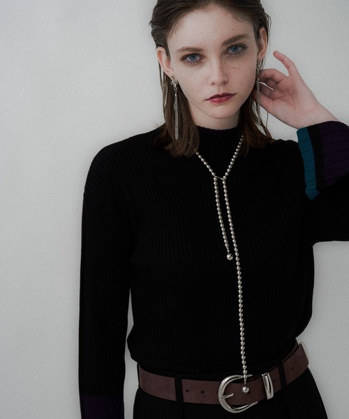 HARE（ハレ）の「パールタイネックレス(HARE)（ネックレス・レディース・シルバー/オフホワイト・FREE）」の5枚目の写真