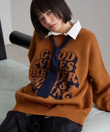 PBLIM | 《UNISEX》グッドレターニット(ニット/セーター)