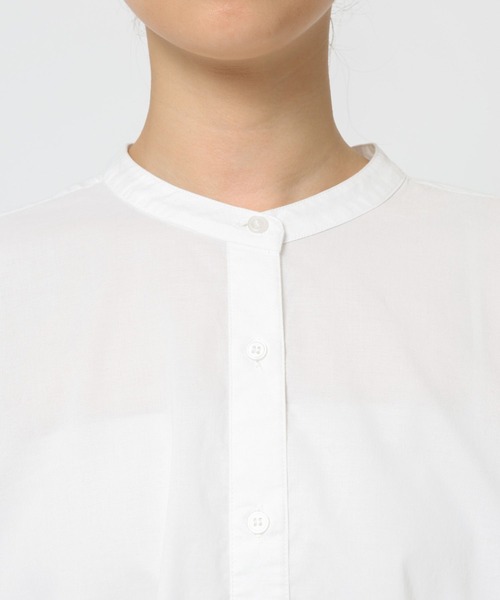 BARNYARDSTORM（バンヤードストーム）の「BARNYARDSTORM / ピンタックスリーブブラウス/ ハンドウォッシャブル（シャツ/ブラウス・レディース・ホワイト/ブラック・FREE）」の12枚目の写真