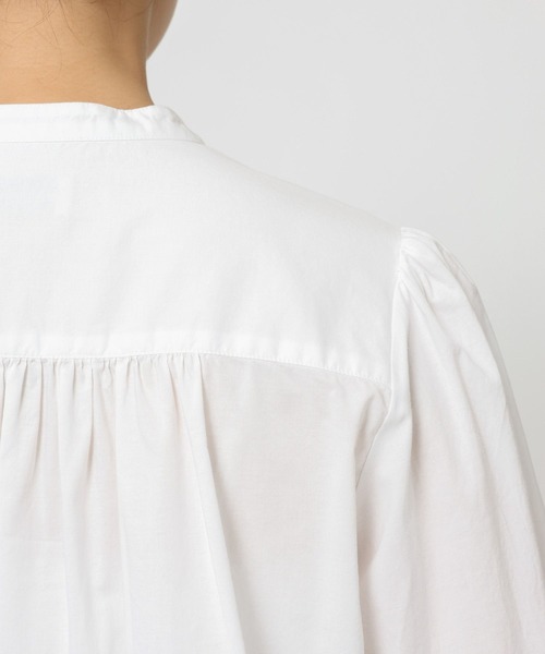 BARNYARDSTORM（バンヤードストーム）の「BARNYARDSTORM / ピンタックスリーブブラウス/ ハンドウォッシャブル（シャツ/ブラウス・レディース・ホワイト/ブラック・FREE）」の13枚目の写真