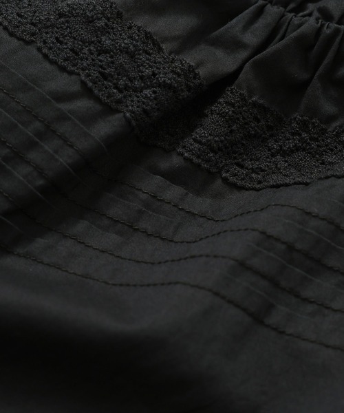 BARNYARDSTORM（バンヤードストーム）の「BARNYARDSTORM / ピンタックスリーブブラウス/ ハンドウォッシャブル（シャツ/ブラウス・レディース・ホワイト/ブラック・FREE）」の19枚目の写真