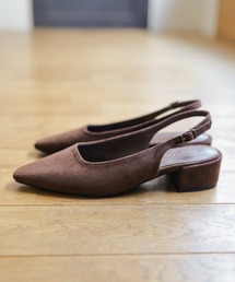 SESTO（セスト）の「スリムスクエアトゥバックストラップパンプス（パンプス・レディース）」