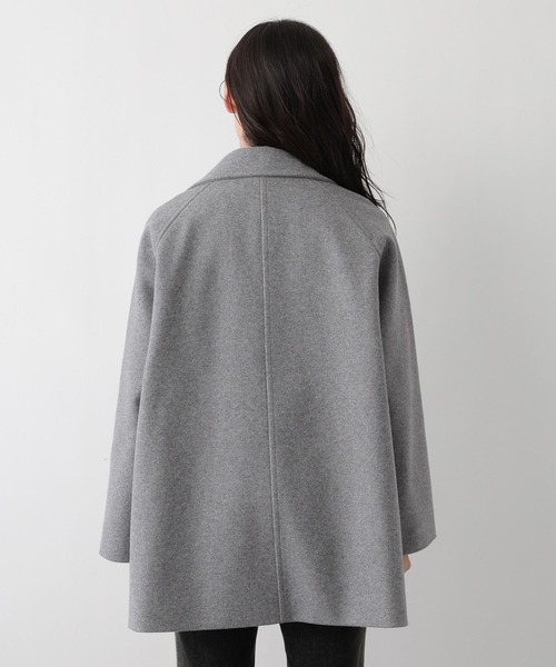 FOUND GOOD（ファウンドグッド）の「ウーリーテックPコート（その他アウター・レディース・ネイビー/ブラウン系3/グレー系5・L/M/S）」の6枚目の写真