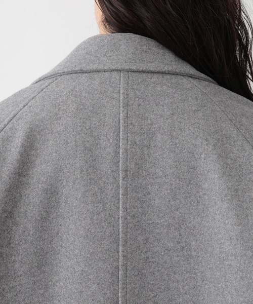 FOUND GOOD（ファウンドグッド）の「ウーリーテックPコート（その他アウター・レディース・ネイビー/ブラウン系3/グレー系5・L/M/S）」の13枚目の写真