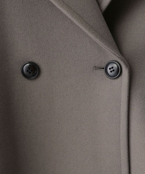 FOUND GOOD（ファウンドグッド）の「ウーリーテックPコート（その他アウター・レディース・ネイビー/ブラウン系3/グレー系5・L/M/S）」の17枚目の写真