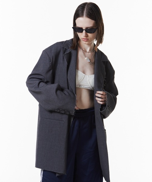 ジャケット・アウター OVER SILHOUETTE JACKET(MIX) JOSE MOON（ジョゼムーン）の「OVER SILHOUETTE JACKET/オーバー