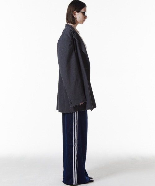 JOSE MOON（ジョゼムーン）の「OVER SILHOUETTE JACKET/オーバーシルエットジャケット（テーラードジャケット・レディース・グレー/ブラック/その他・FREE）」の6枚目の写真