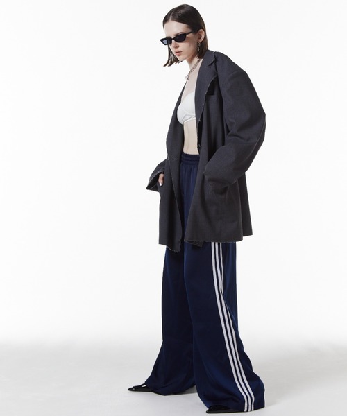 JOSE MOON（ジョゼムーン）の「OVER SILHOUETTE JACKET/オーバーシルエットジャケット（テーラードジャケット・レディース・グレー/ブラック/その他・FREE）」の4枚目の写真