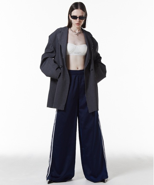 JOSE MOON（ジョゼムーン）の「OVER SILHOUETTE JACKET/オーバーシルエットジャケット（テーラードジャケット・レディース・グレー/ブラック/その他・FREE）」の7枚目の写真