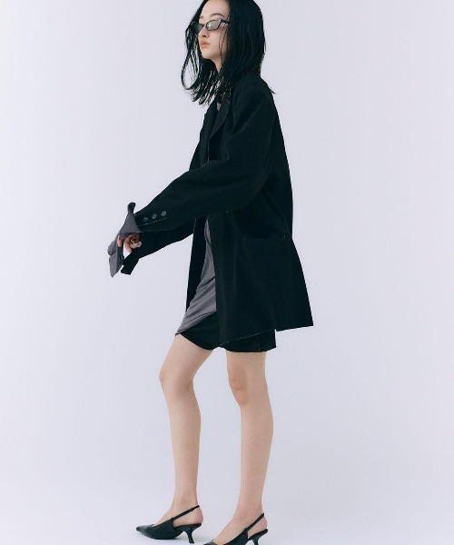 JOSE MOON（ジョゼムーン）の「OVER SILHOUETTE JACKET/オーバーシルエットジャケット（テーラードジャケット・レディース・グレー/ブラック/その他・FREE）」の19枚目の写真