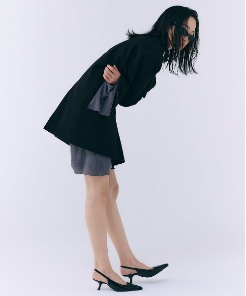 JOSE MOON（ジョゼムーン）の「OVER SILHOUETTE JACKET/オーバーシルエットジャケット（テーラードジャケット・レディース・グレー/ブラック/その他・FREE）」の18枚目の写真