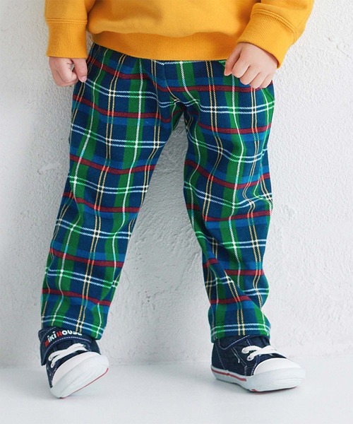 MIKI HOUSE（ミキハウス）の「【WEB限定】チェックパンツ（その他パンツ・キッズ・グレー/グリーン/レッド・90cm/130cm/80ｃｍ/120cm/110cm/100cm）」の3枚目の写真
