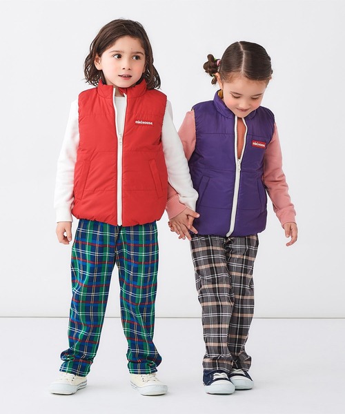 MIKI HOUSE（ミキハウス）の「【WEB限定】チェックパンツ（その他パンツ・キッズ・グレー/グリーン/レッド・90cm/130cm/80ｃｍ/120cm/110cm/100cm）」の9枚目の写真