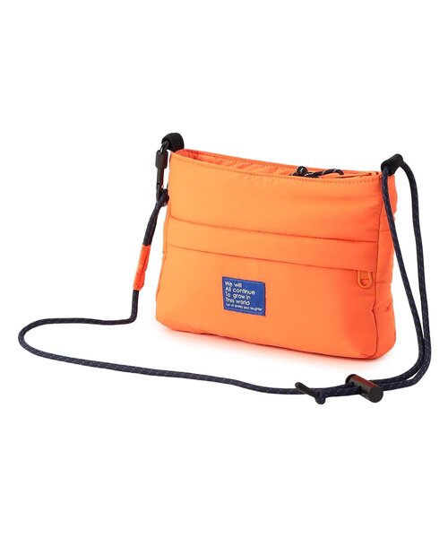BREEZE（ブリーズ）の「B NEWJACK ドローコードショルダーバッグ（ショルダーバッグ・キッズ・ブラック/オレンジ・FREE）」の5枚目の写真