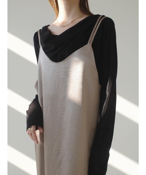 amel(エイメル)の「ダブルストラップキャミドレス / ベージュ(ワンピース・レディース・ベージュ・FREE)」の16枚目の写真