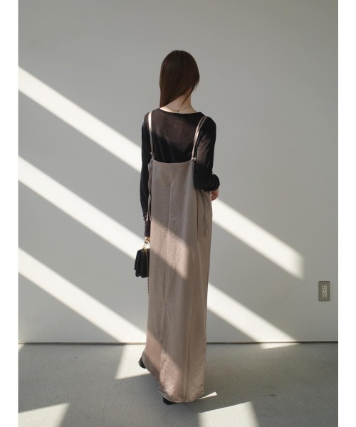 amel(エイメル)の「ダブルストラップキャミドレス / ベージュ(ワンピース・レディース・ベージュ・FREE)」の15枚目の写真