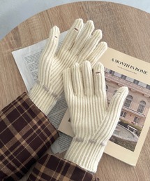 MYMOOD. | ワンポイントリボン手袋(手袋)
