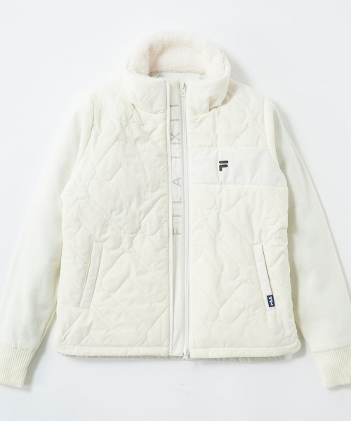 FILAGOLF/フィラゴルフ】レディースニット×中綿ブルゾン｜蓄熱