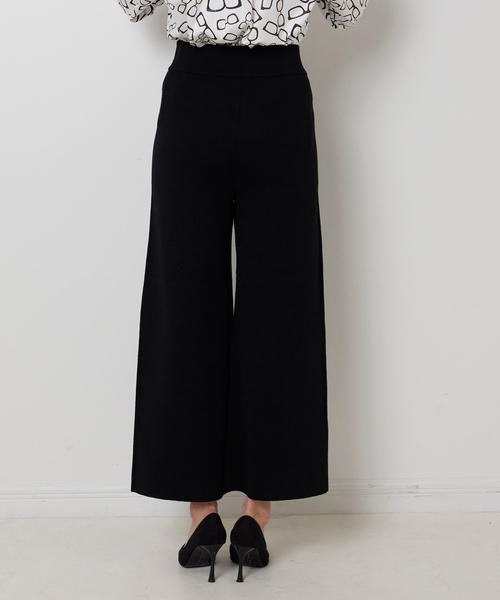 NARACAMICIE(ナラカミーチェ)の「【NARACAMICIE】【セットアップ対応】ニットパンツ(その他パンツ・レディース・ブラック/ブラウン・M)」の7枚目の写真