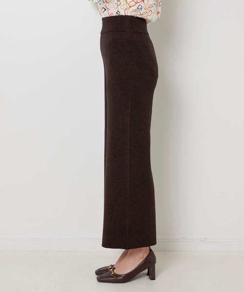 NARACAMICIE(ナラカミーチェ)の「【NARACAMICIE】【セットアップ対応】ニットパンツ(その他パンツ・レディース・ブラック/ブラウン・M)」の12枚目の写真