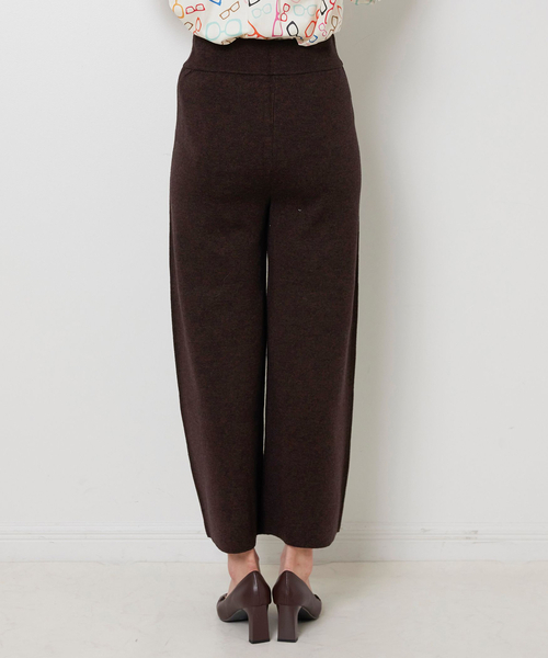 NARACAMICIE(ナラカミーチェ)の「【NARACAMICIE】【セットアップ対応】ニットパンツ(その他パンツ・レディース・ブラック/ブラウン・M)」の13枚目の写真