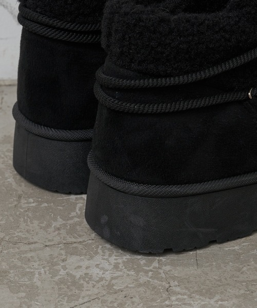 RAY CASSIN(レイカズン)の「厚底スノーブーツ(ブーツ・レディース・ベージュ/キャメル/ブラック・S/M/L)」の18枚目の写真