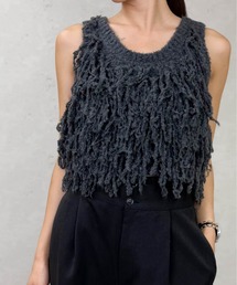 Per sist ence | フリンジニットビスチェ(ベスト)