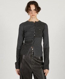 PRANK PROJECT | 【2025Winter Pre-Order】ランダムボタンニットトップ / Random Button Knit Top(ニット/セーター)