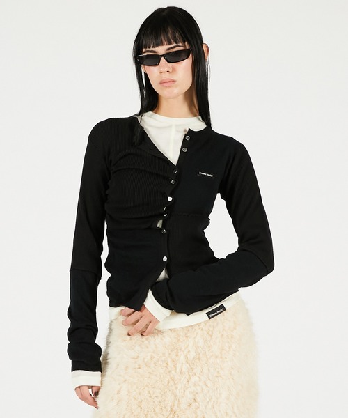 Pre-Order】ランダムボタンニットトップ / Random Button Knit Top