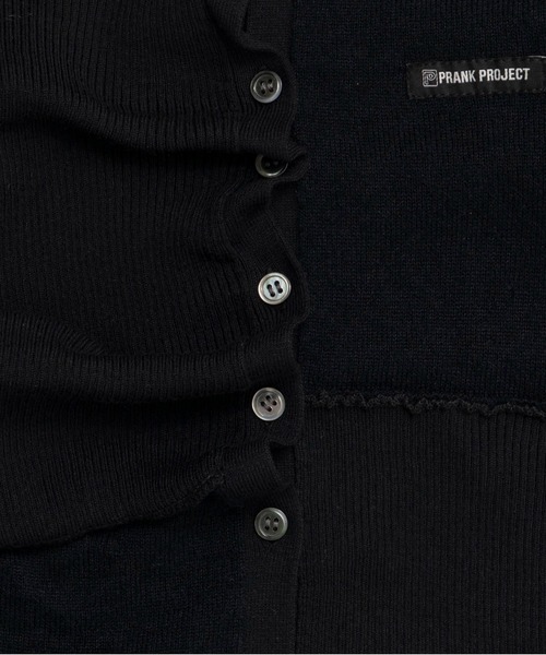 ランダムボタンニットトップ / Random Button Knit Top（ニット