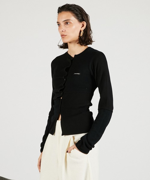 PRANK PROJECT(プランクプロジェクト)の「ランダムボタンニットトップ / Random Button Knit Top(ニット/セーター・レディース・ピンク/チャコールグレー/ブラック・FREE)」の14枚目の写真