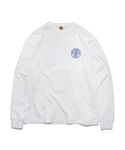 BEN DAVIS(ベンデイビス)の「《BEN DAVIS》PRINT LONG SLEEVE TEE(Tシャツ/カットソー・メンズ・ホワイト/ブラック・MEDIUM/LARGE/X-LARGE/SMALL)」の3枚目の写真