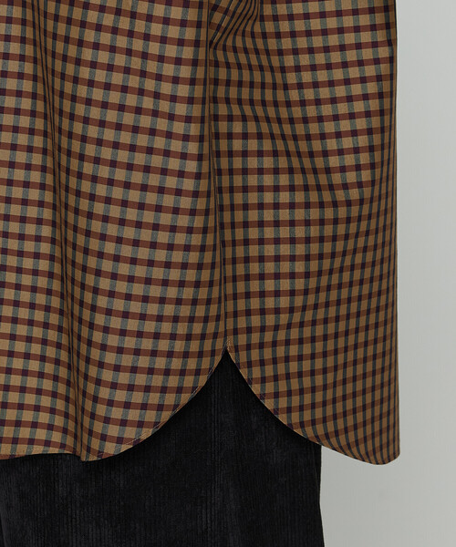 COMME CA Wardrobe（コムサワードローブ）の「コンパクトオーガニックコットンECOPETチェック シャツ（シャツ/ブラウス・レディース・キャメル・FREE）」の11枚目の写真