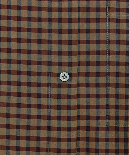 COMME CA Wardrobe（コムサワードローブ）の「コンパクトオーガニックコットンECOPETチェック シャツ（シャツ/ブラウス・レディース・キャメル・FREE）」の12枚目の写真