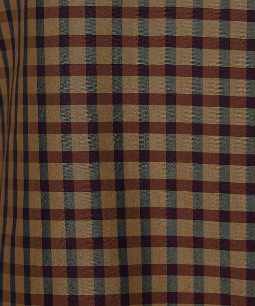 COMME CA Wardrobe（コムサワードローブ）の「コンパクトオーガニックコットンECOPETチェック シャツ（シャツ/ブラウス・レディース・キャメル・FREE）」の13枚目の写真
