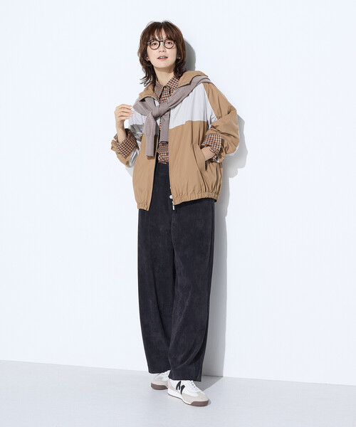 COMME CA Wardrobe（コムサワードローブ）の「コンパクトオーガニックコットンECOPETチェック シャツ（シャツ/ブラウス・レディース・キャメル・FREE）」の16枚目の写真