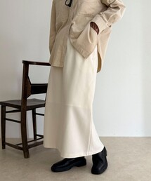 fredy emue | 起毛ツイルＩラインスカート(スカート)