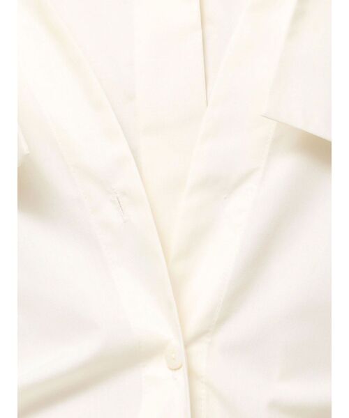 ELENDEEK（エレンディーク）の「レイヤードオフショルダーシャツ（シャツ/ブラウス・レディース・オフホワイト/ブルー・FREE）」の9枚目の写真