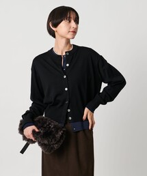 ツイン クルーネック カーディガン