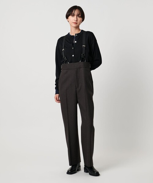 UNITED ARROWS（ユナイテッドアローズ）の「ツイン クルーネック カーディガン（カーディガン/ボレロ・レディース・ブラック/ダークグレー・FREE）」の7枚目の写真