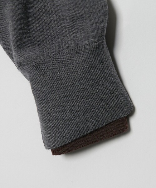 UNITED ARROWS（ユナイテッドアローズ）の「ツイン クルーネック カーディガン（カーディガン/ボレロ・レディース・ブラック/ダークグレー・FREE）」の16枚目の写真